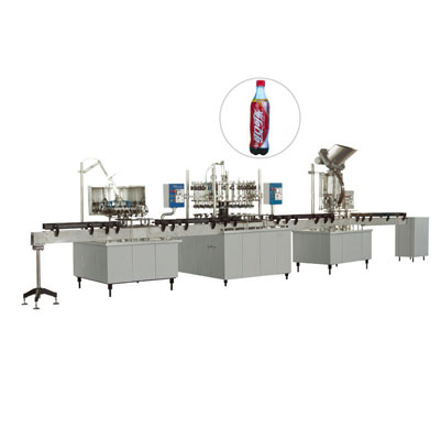 Automatic washing, filling and sealing production line for beverage containing steam