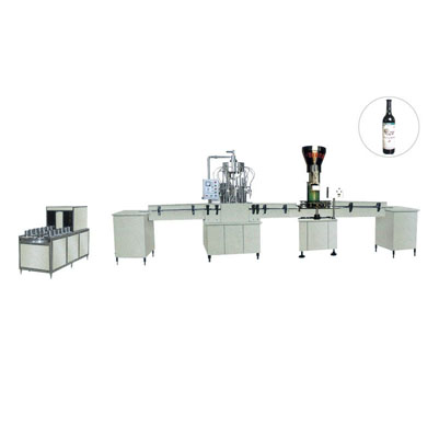 GFP series of wine washing, filling, sealing production line